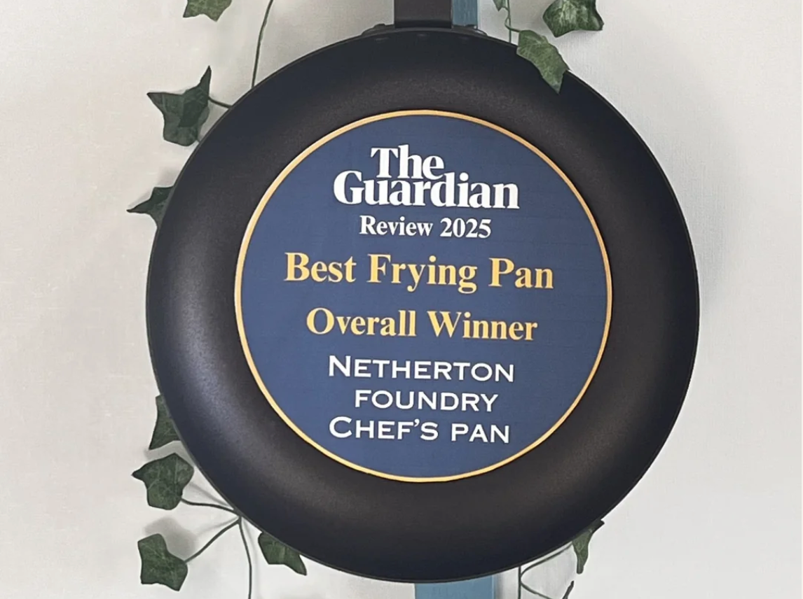 The Guardian Names Netherton Foundry Chef’s Pan the Best Frying Pan of 2025