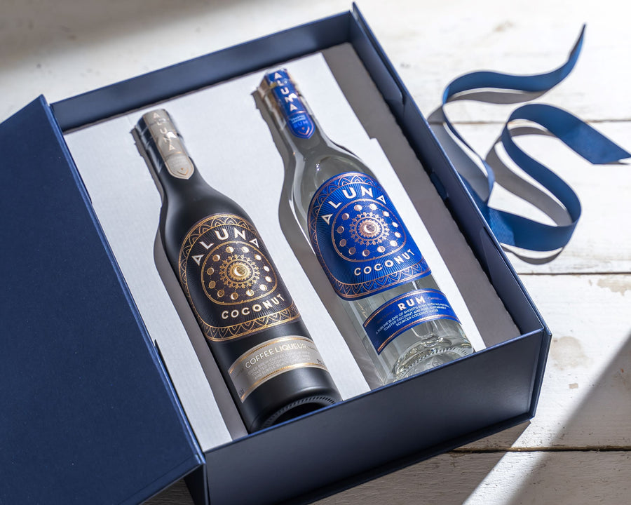 Aluna Rum Double Bottle Gift Box