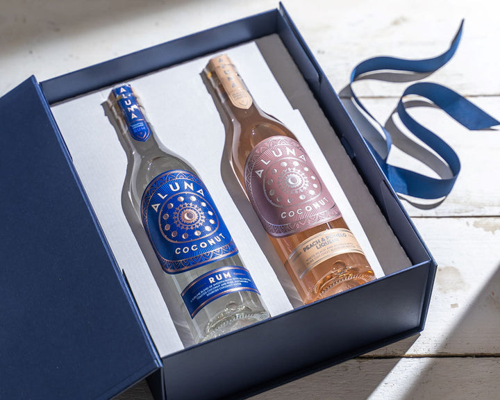Aluna Rum Double Bottle Gift Box