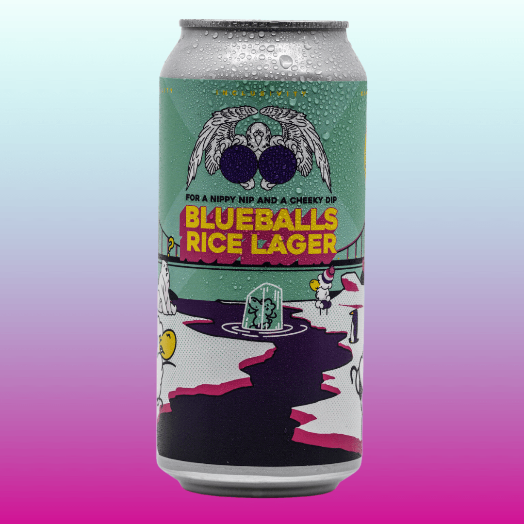 Blue Balls Rice Lager