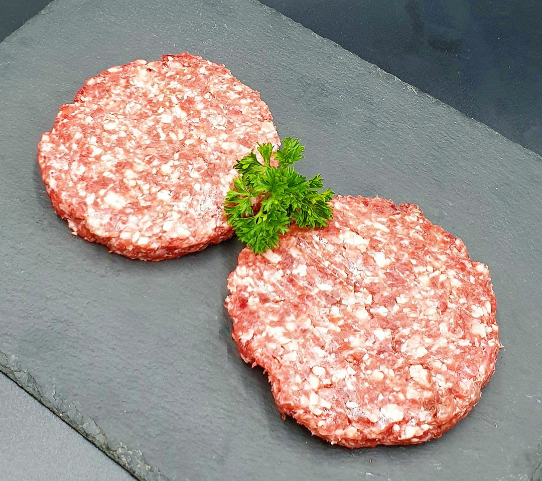 Beef Steak & Sticky Maple Bacon Burgers