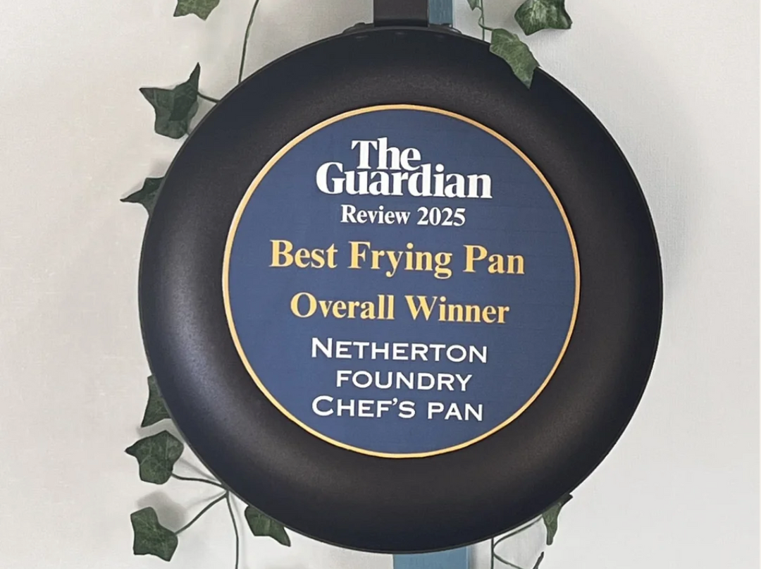 The Guardian Names Netherton Foundry Chef’s Pan the Best Frying Pan of 2025