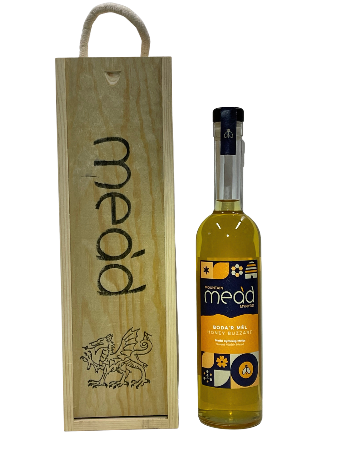 Honey Buzzard - Boda’r Mêl: Sweet Mead in Gift Box 500ml