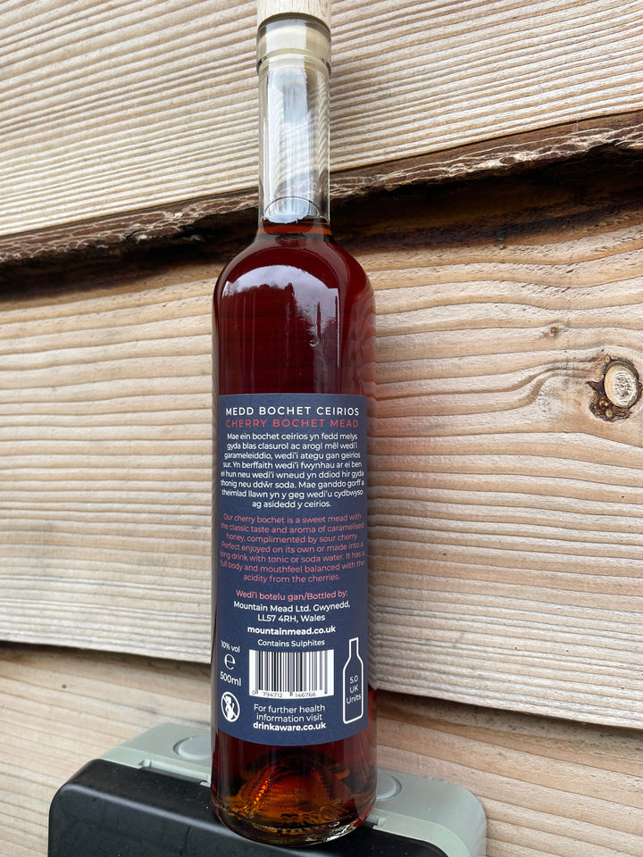 Cherry Bochet Mead - Medd Bochet Ceirios: 500ml