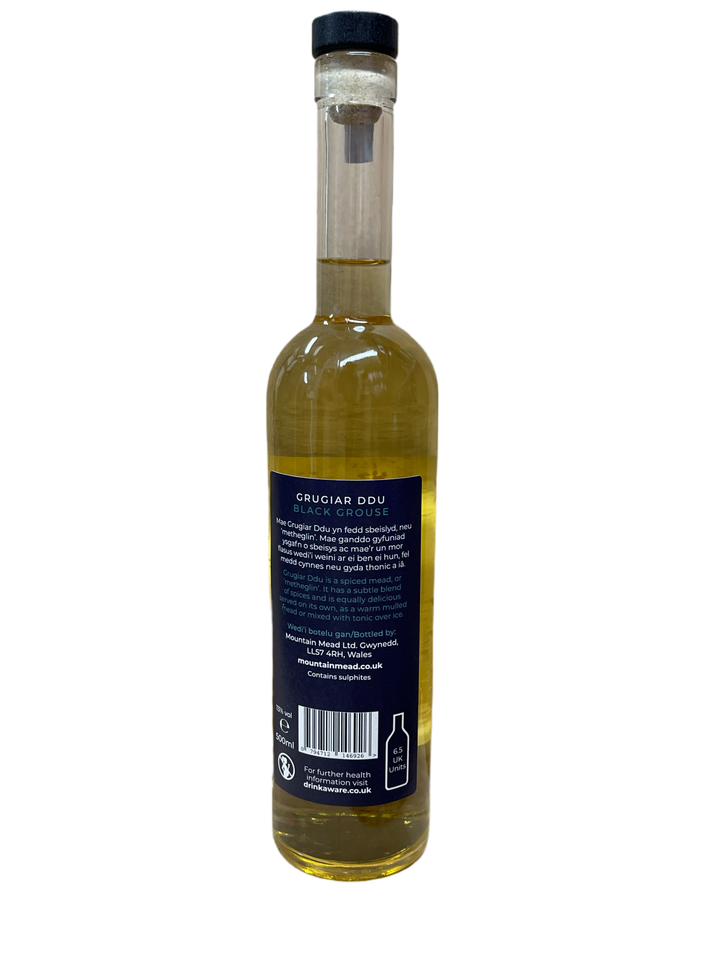 Black Grouse - Grugiar Ddu: Metheglin Spiced Welsh Mead 500ml