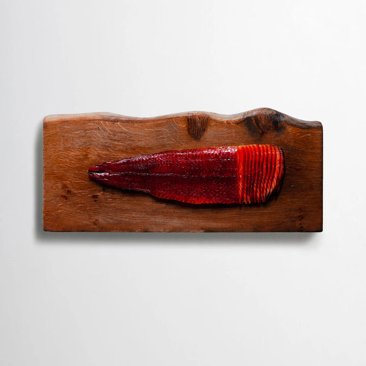 Whisky & Soy Glazed Salmon Whole Side Sliced