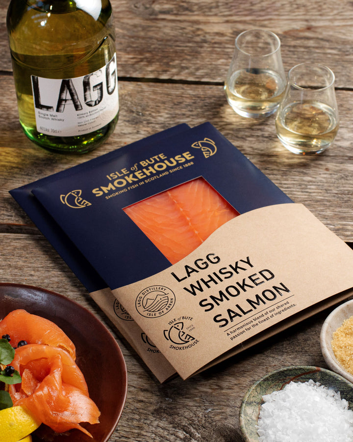 Oak Smoked Lagg Whisky Cured Scottish Salmon