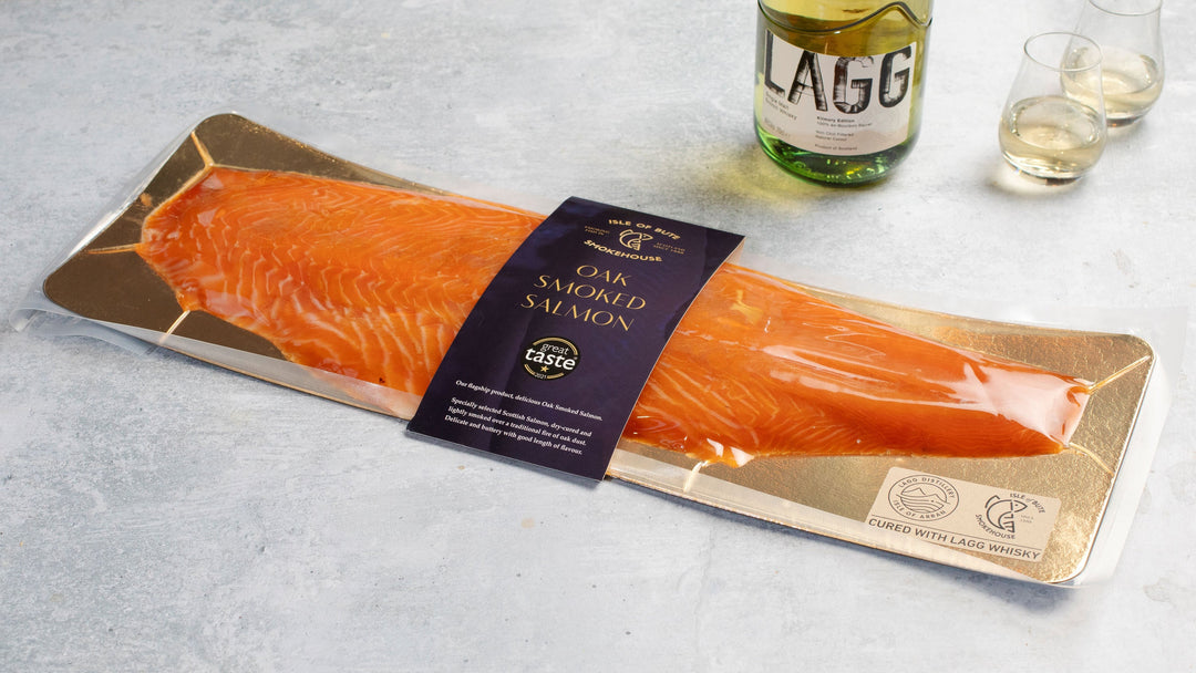 Oak Smoked Lagg Whisky Cured Scottish Salmon