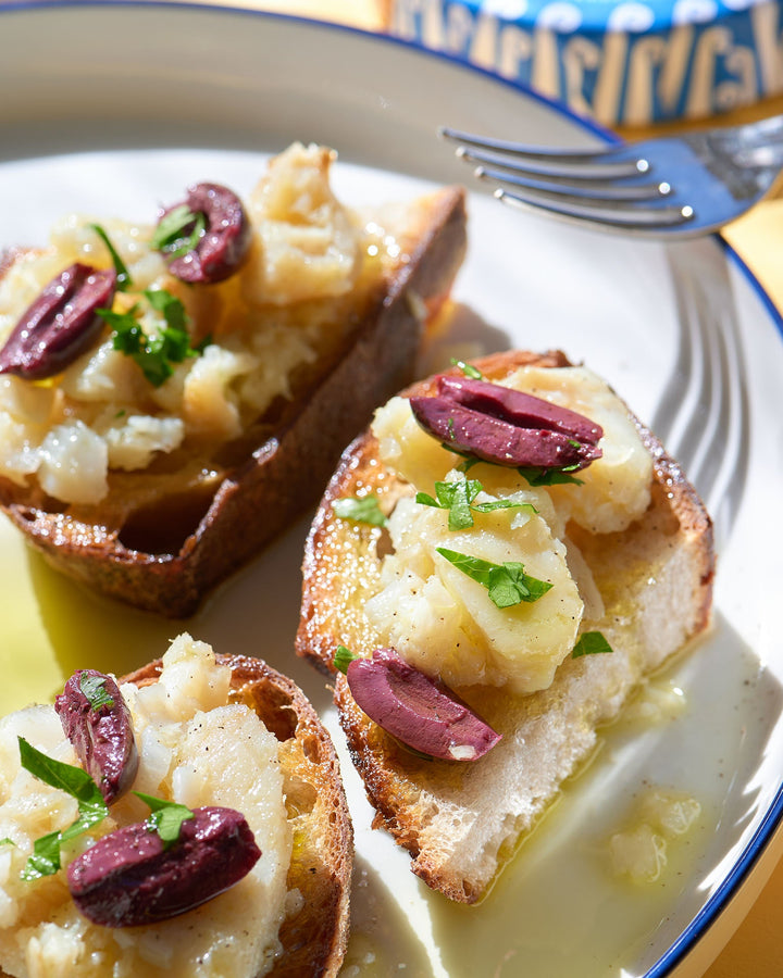 British Bacalhau In Garlic & Bay Oil