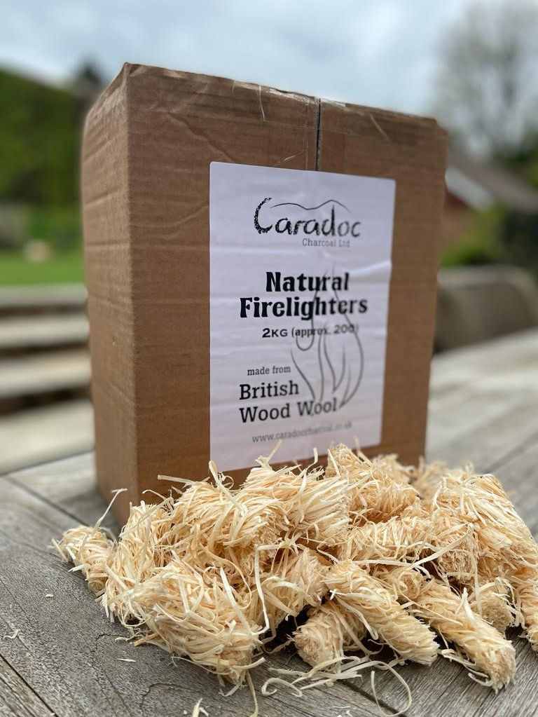Natural Wood Wool Firelighters - 200