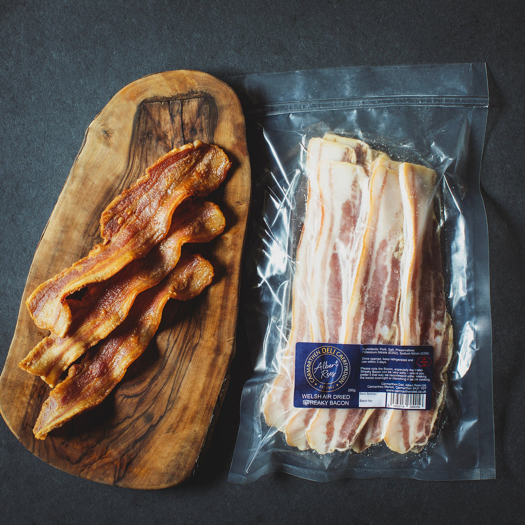 Welsh Air Dried Streaky Bacon