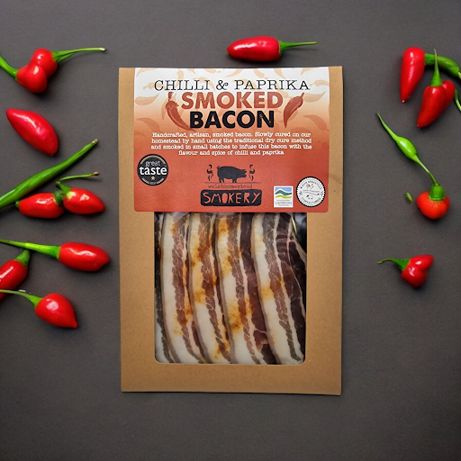 Smoked Chilli & Paprika Bacon (100g)