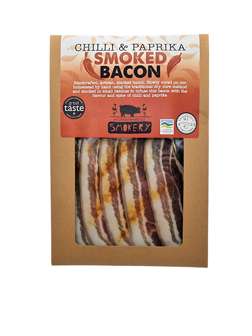 Smoked Chilli & Paprika Bacon (100g)