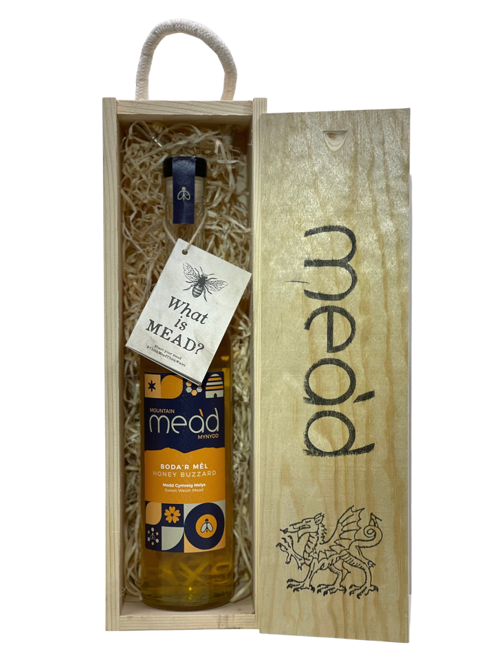Honey Buzzard - Boda’r Mêl: Sweet Mead in Gift Box 500ml