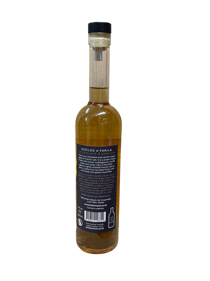 Chocolate & Vanilla Mead - Medd Siocled a Fanila: 500ml