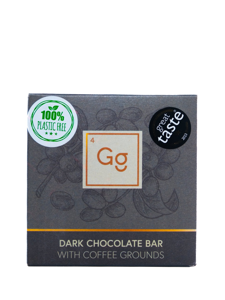 Welsh Vegan Dark Chocolate Bar with Coffee Grounds