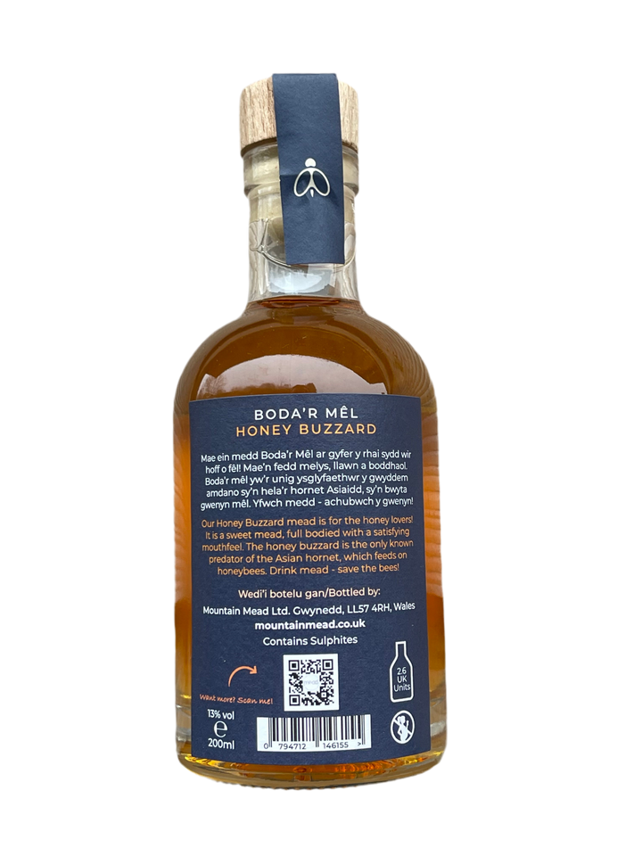 Honey Buzzard - Boda’r Mêl: Sweet Traditional Welsh Mead 200ml