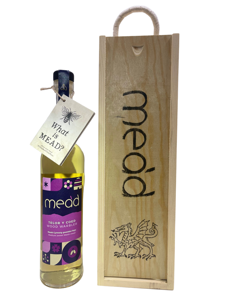 Wood Warbler - Telor Y Coed: Medium Sweet Mead in Gift Box 500ml