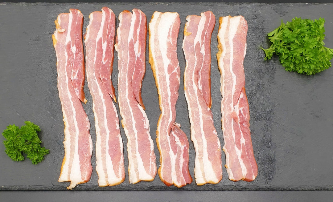 Dry Cured Suffolk Streaky Bacon