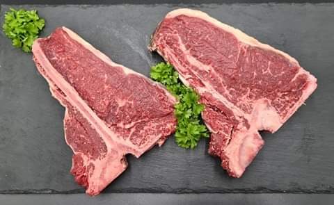 Dry Aged T-Bone Steaks