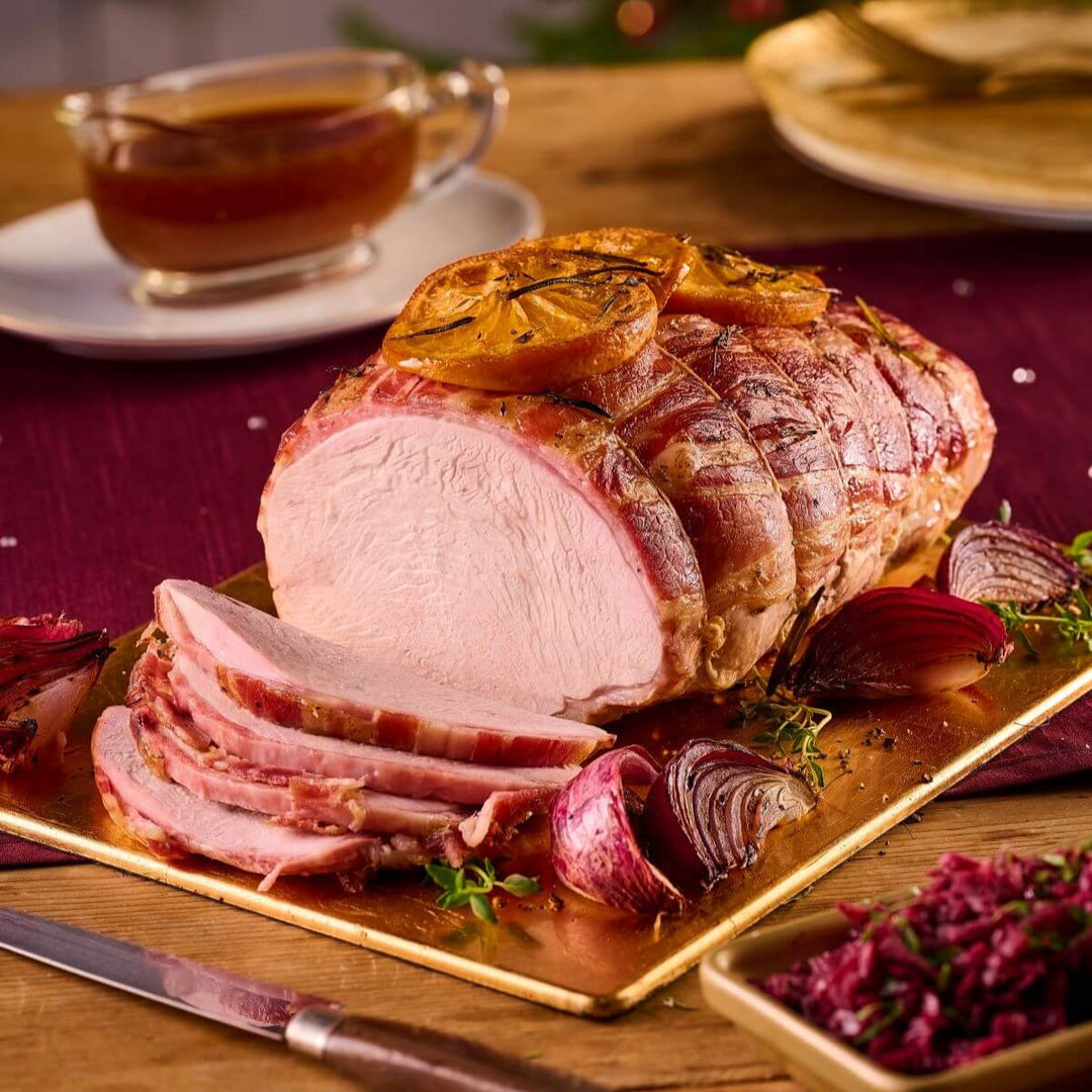 Free Range Bacon-Wrapped Turkey Breast With Orange & Herbs (Christmas Pre-Order)