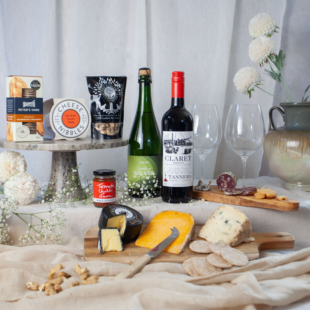 Luxury Shropshire Cheese & Wine Hamper