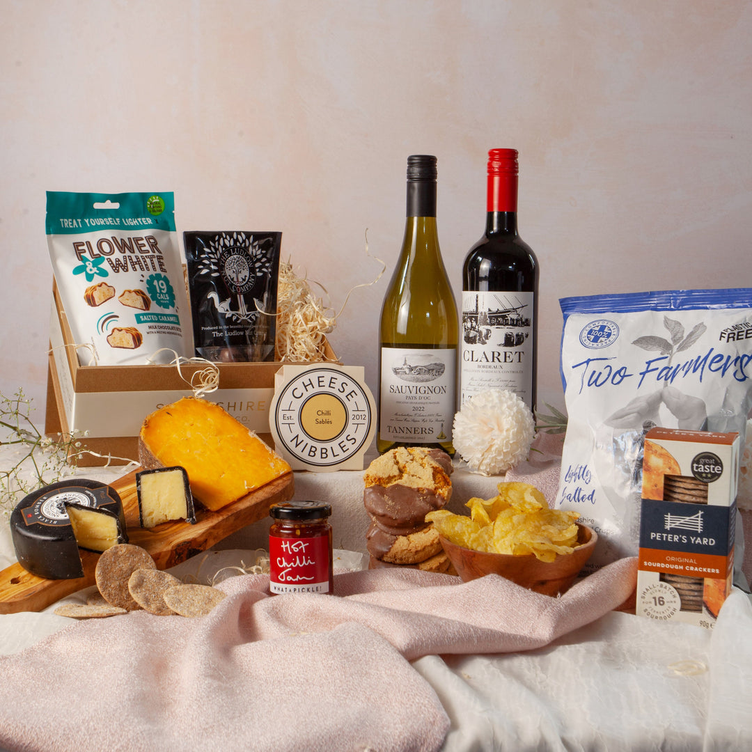 Shropshire Wine & Snack Hamper