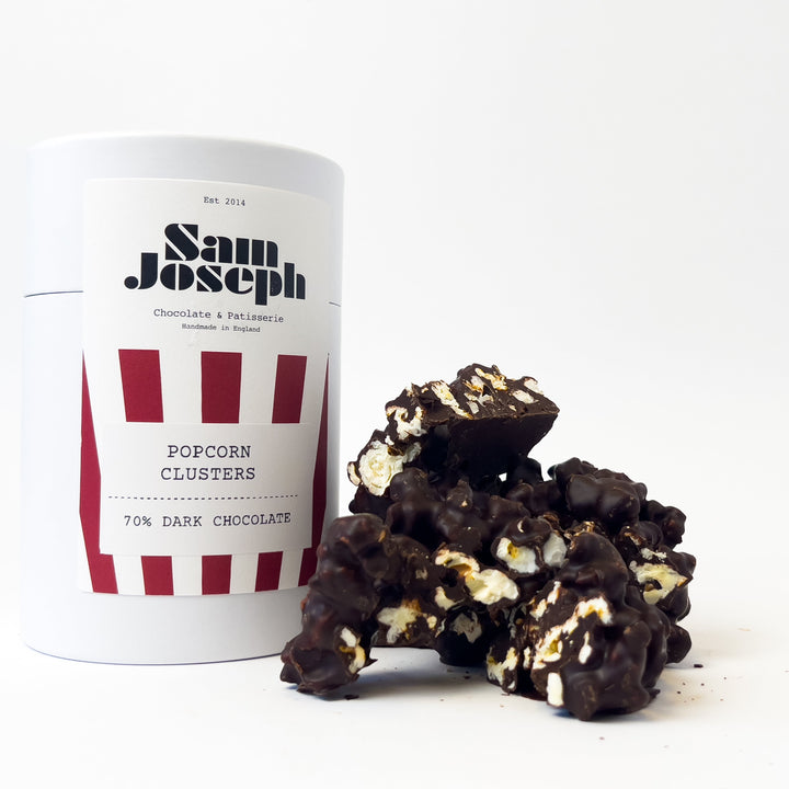 Dark Chocolate Popcorn Clusters