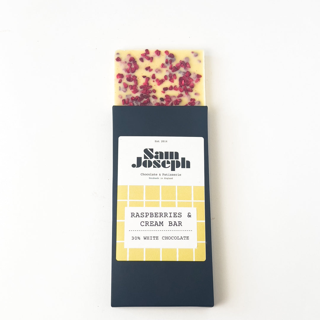 Raspberry & white chocolate bar