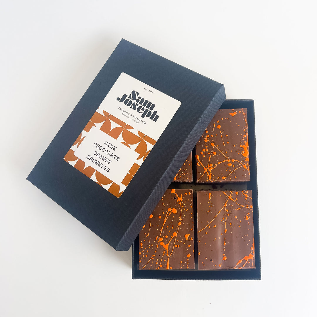 Milk chocolate orange brownies