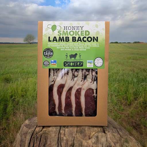 Smoked Honey Lamb Bacon (55g)