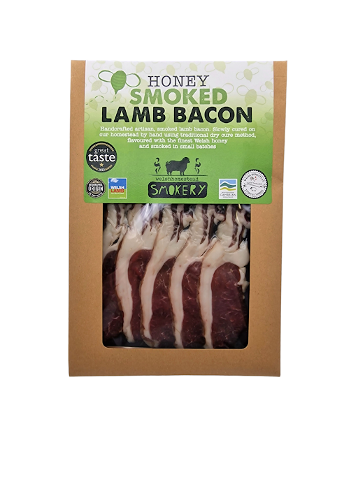Smoked Honey Lamb Bacon (55g)