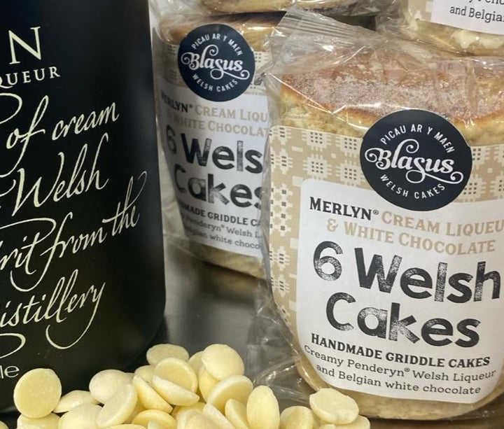 Merlyn Cream Liqueur & White Chocolate Welsh Cakes