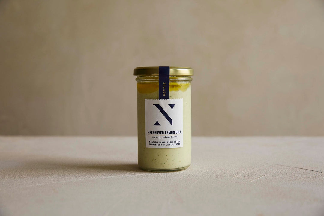 Nettle Dipping Assortment (Mushroom Truffle Pate, Sumac Chilli Mint & Preserved Lemon Dill)