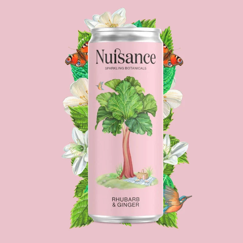 Nuisance Rhubarb & Ginger Soda
