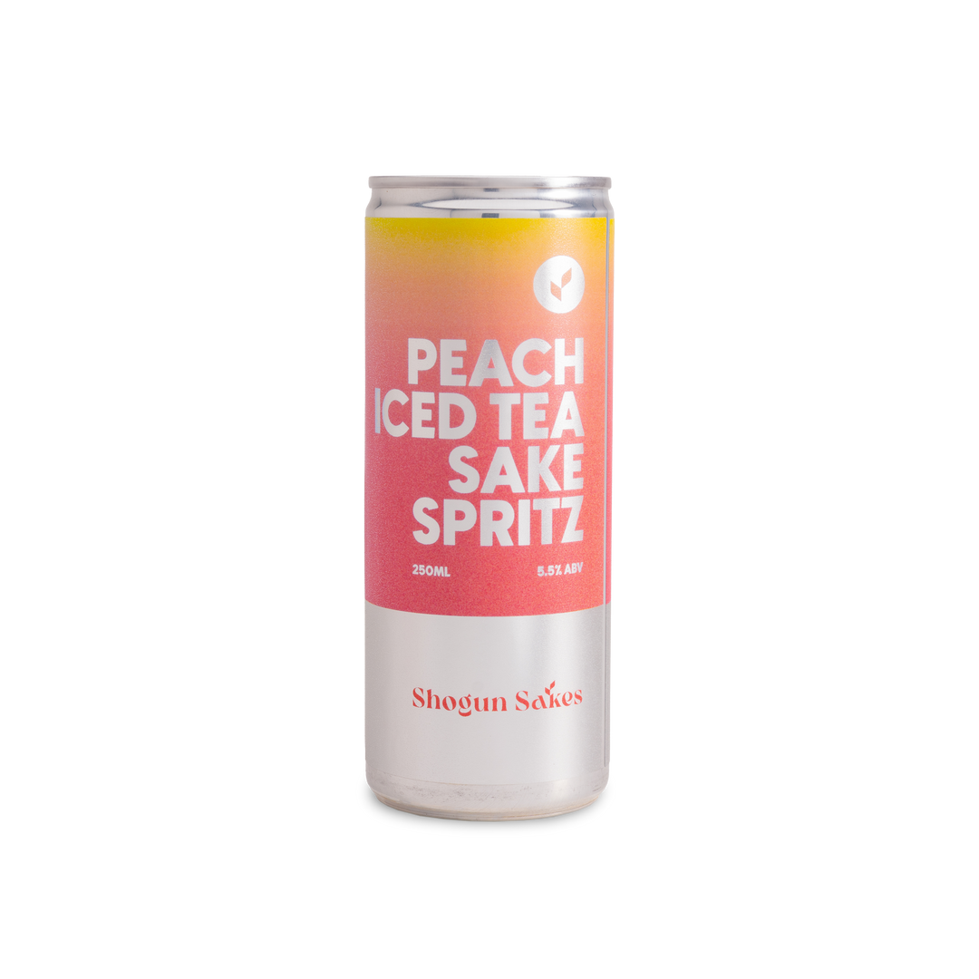 Peach Iced Tea Sake Spritz