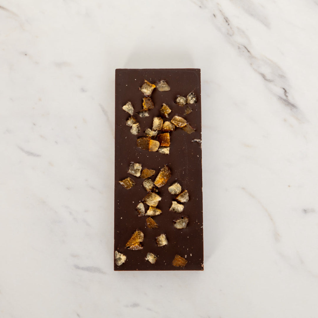 Candied Orange & Dark Chocolate Bar