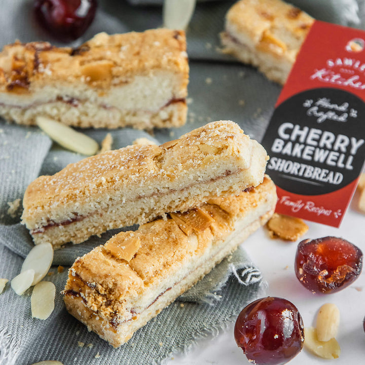 Cherry Bakewell Shortbread