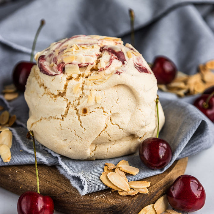 Giant Cherry Bakewell Meringue