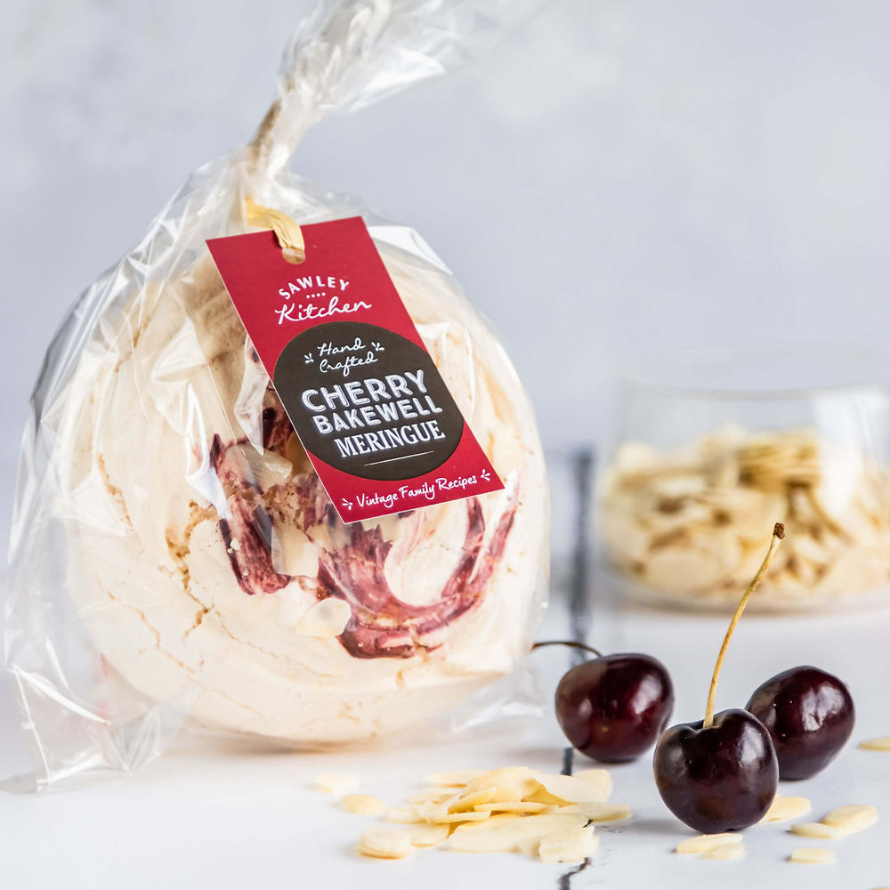 Giant Cherry Bakewell Meringue