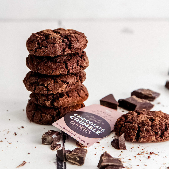 Chocolate Crumble Cookies