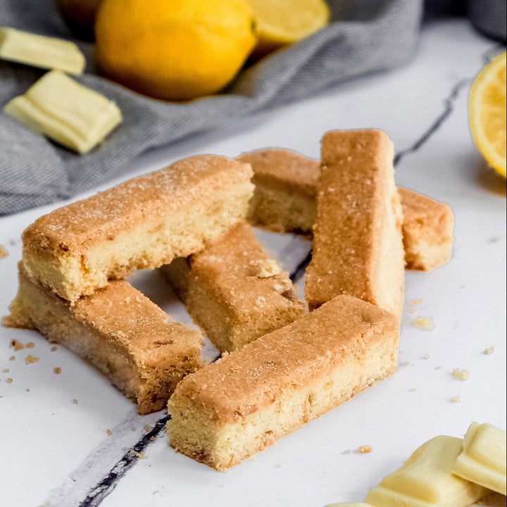 Lemon & White Chocolate Shortbread