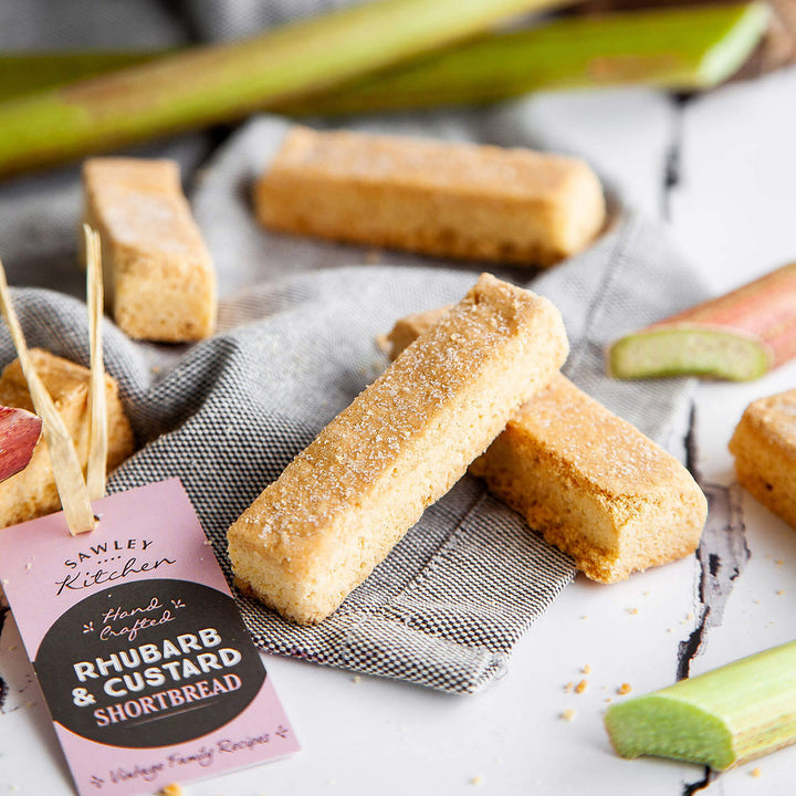 Rhubarb & Custard Shortbread