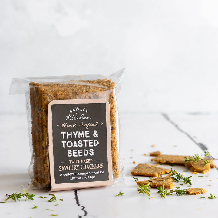 Thyme & Toasted Seeds Crackers