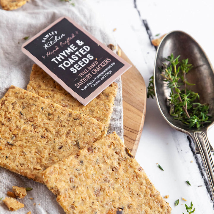 Thyme & Toasted Seeds Crackers