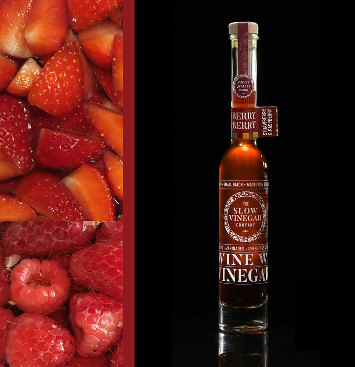 Strawberry and Raspberry Wine Vinegar