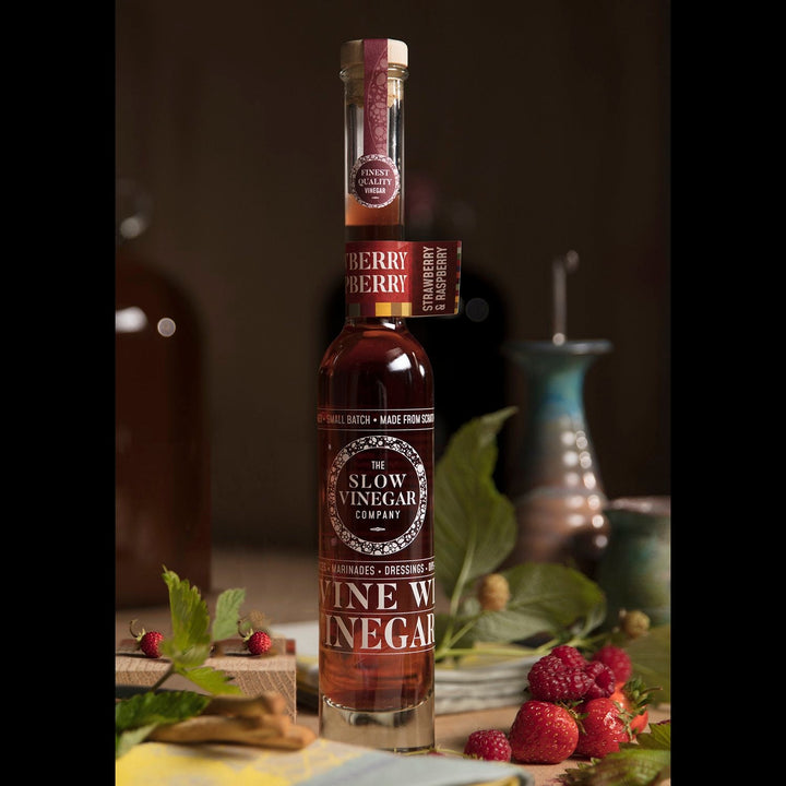 Strawberry and Raspberry Wine Vinegar
