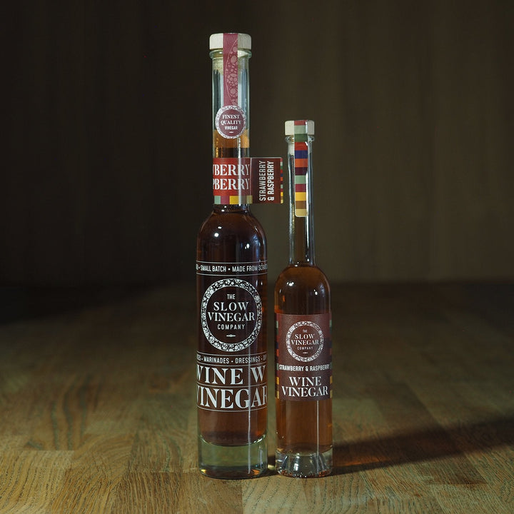 Strawberry and Raspberry Wine Vinegar