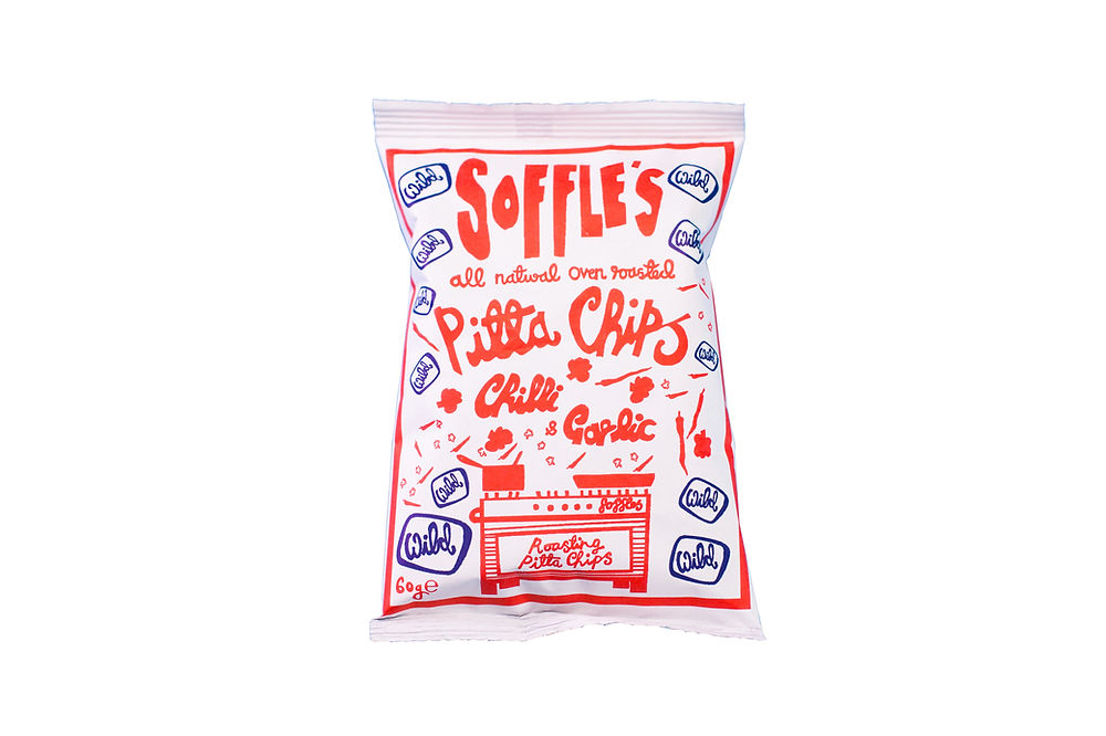 Hot Chill & Garlic Pitta Chips