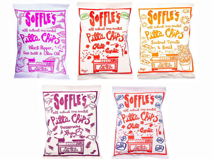 Soffle's Mixed Pitta Chip Selection Pack